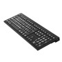 Teclado Ampliado NERO PC USB Letras Brancas Fundo Preto