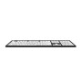 Teclado Ampliado e Braille NERO PC USB Letras Pretas Fundo Branco