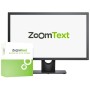 Software de Ampliação e Leitura ZoomText 2024 Freedom Scientific