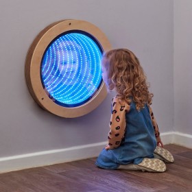 Espelho Circular Infinito Ø50 cm com Iluminação TTS