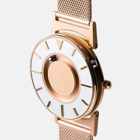 Relógio Tátil Unissexo Mesh Rose Gold CW234 Eone Bradley