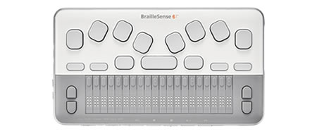 Bloco Notas c/ Linha Braille 20 BrailleSense 6 Mini Hims