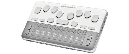 Bloco Notas c/ Linha Braille 20 BrailleSense 6 Mini Hims