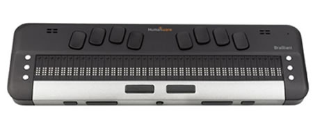 Bloco de Notas c/ Linha Braille Brailliant BI 40X Humanware