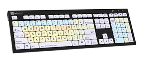 Teclado Dislexia NERO PC USB Logickeyboard