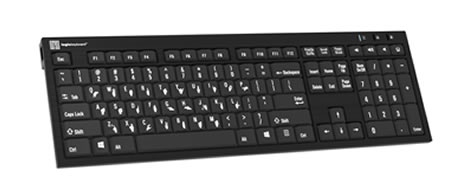 Teclado Língua Gestual PC USB Logickeyboard