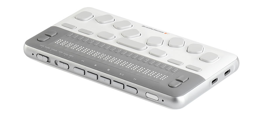 Bloco Notas c/ Linha Braille 20 BrailleSense 6 Mini Hims