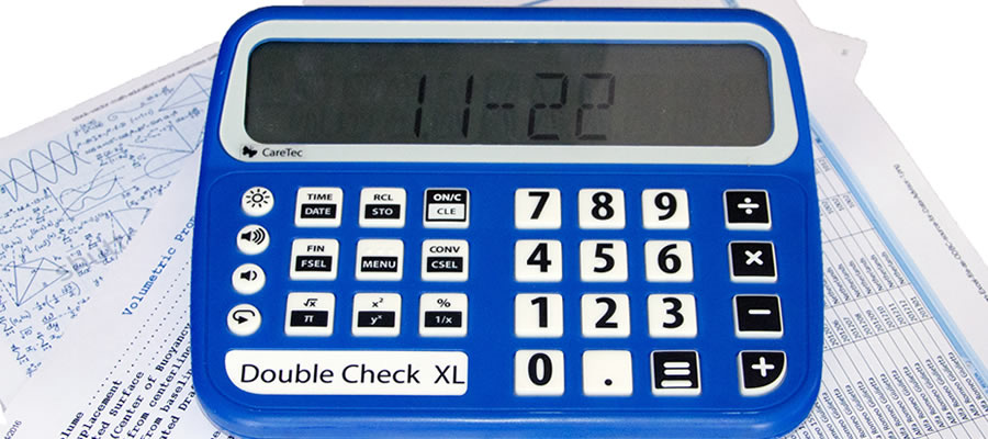 Calculadora Avançada DoubleCheck XL c/ Voz Portuguesa Caretec