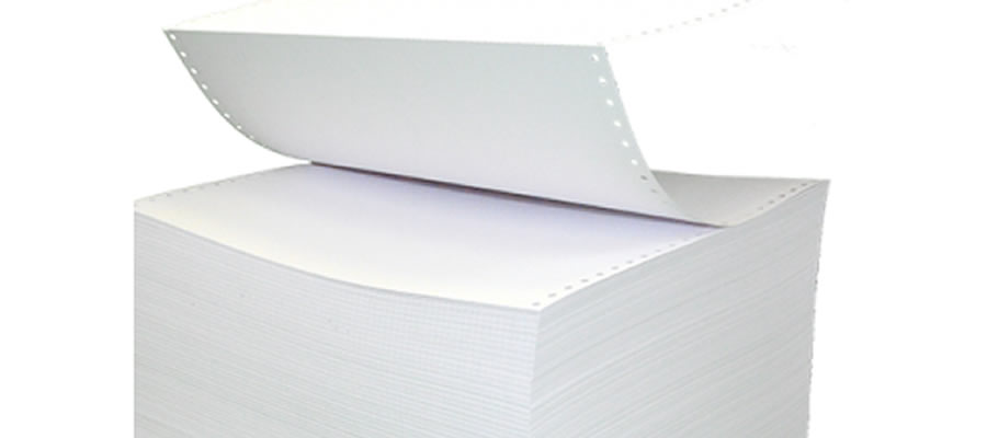 Pacote de Papel Contínuo (1000 folhas) para Impressão Braille 12"