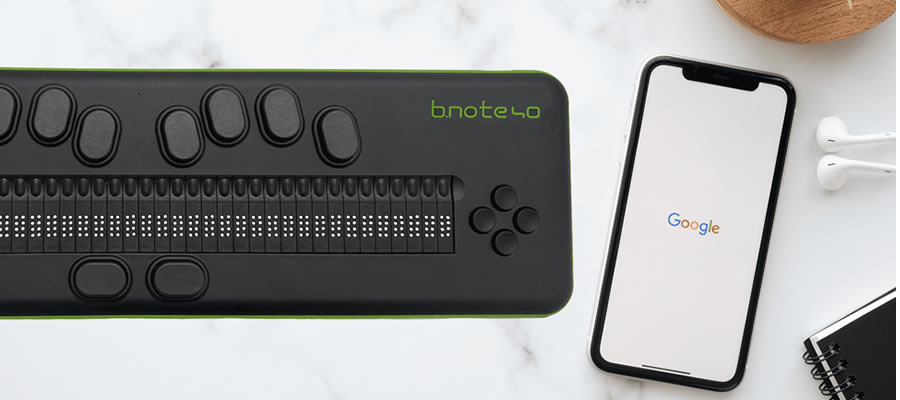 Linha c/ Teclado Braille b.note 40 Eurobraille